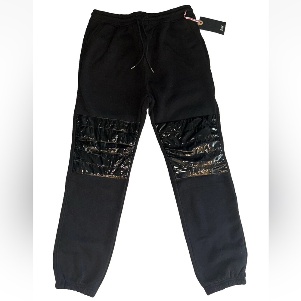 Switch Remarkable Clothing Black Joggers with Shiny Accents size XL BNWT‎
